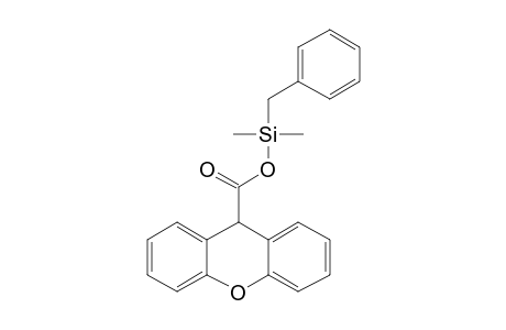 Xanthene-9-carboxylic acid, benzyldimethylsilyl ester