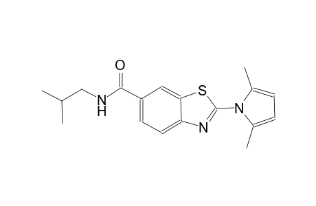 6-benzothiazolecarboxamide, 2-(2,5-dimethyl-1H-pyrrol-1-yl)-N-(2-methylpropyl)-