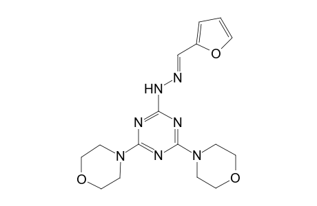 (4,6-dimorpholino-s-triazin-2-yl)-[(E)-2-furfurylideneamino]amine