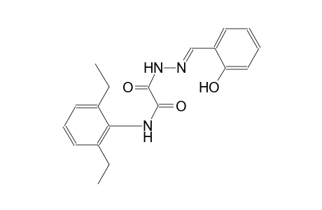 acetic acid, [(2,6-diethylphenyl)amino]oxo-, 2-[(E)-(2-hydroxyphenyl)methylidene]hydrazide