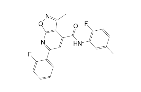 isoxazolo[5,4-b]pyridine-4-carboxamide, N-(2-fluoro-5-methylphenyl)-6-(2-fluorophenyl)-3-methyl-