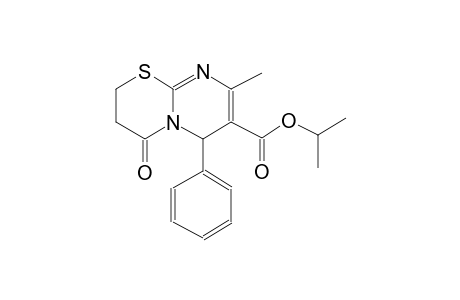 2H,6H-pyrimido[2,1-b][1,3]thiazine-7-carboxylic acid, 3,4-dihydro-8-methyl-4-oxo-6-phenyl-, 1-methylethyl ester