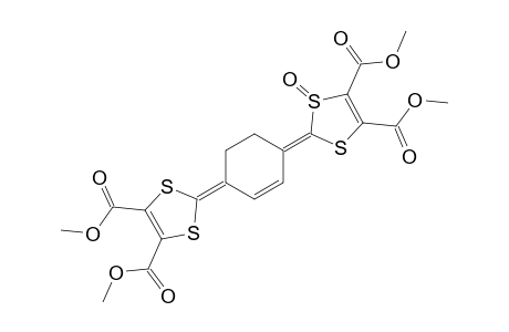 Dimethyl ester of (E)-2-[4-[4,5-bis(methoxycarbonyl)-1,3-diothiol-2-ylidene]-2-cyclohexen-1-ylidene]-1,3-dithiole-4,5-dicarboxylic acid 1-oxide