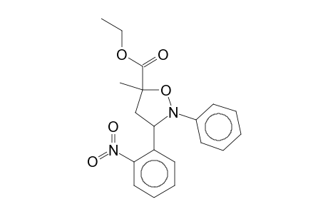 Ethyl 5-methyl-3-(2-nitrophenyl)-2-phenyl-5-isoxazolidinecarboxylate
