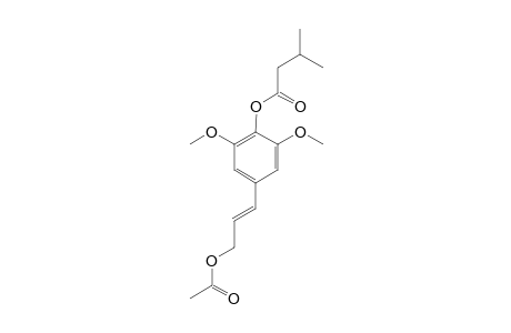 DICHROCEPHOL-B;(E)-3,5-DIMETHOXY-4-ISOPENTANOYLOXY-PHENYLPROPANOL-ACETATE