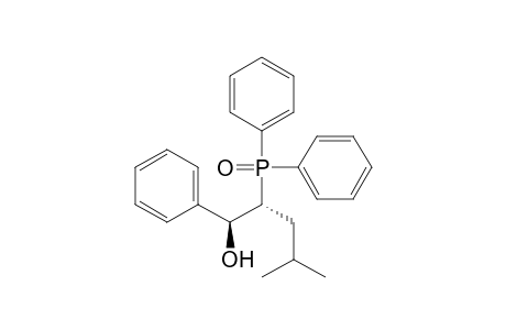 Benzenemethanol, .alpha.-[1-(diphenylphosphinyl)-3-methylbutyl]-, (R*,S*)-(.+-.)-
