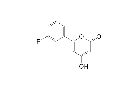 4-Hydroxy-6-(3-fluorophenyl)-2-pyranone