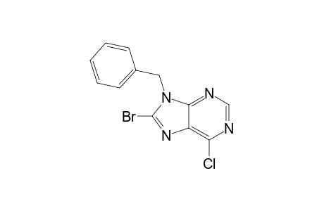 9-Benzyl-8-bromo-6-chloro-9H-purine
