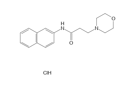 N-2-NAPHTHYL-4-MORPHOLINEPROPIONAMIDE, HYDROCHLORIDE