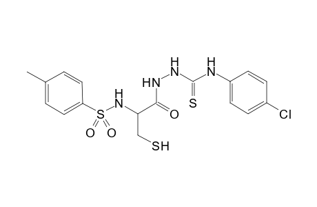 1-[3-Mercapto-2-(4-methylbenzenesulfonamido)-propanoyl]-4-(4-chlorophenyl)thiosemicarbazide