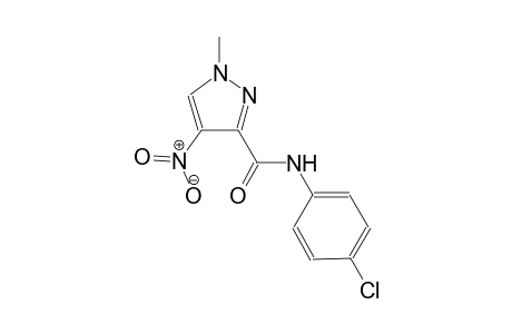 N-(4-chlorophenyl)-1-methyl-4-nitro-1H-pyrazole-3-carboxamide