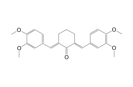 (2E,6E)-2,6-bis(3,4-dimethoxybenzylidene)cyclohexanone