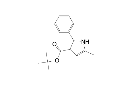 2-Methyl-5-phenyl-4-pyrrolinecarboxylic acid t-butyl ester