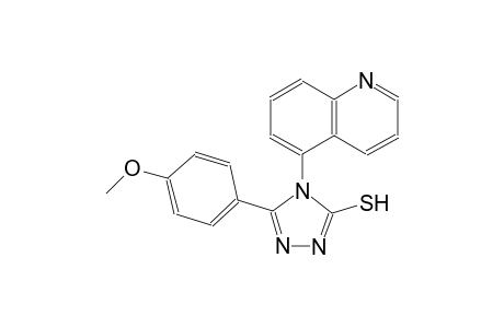 4H-1,2,4-triazole-3-thiol, 5-(4-methoxyphenyl)-4-(5-quinolinyl)-