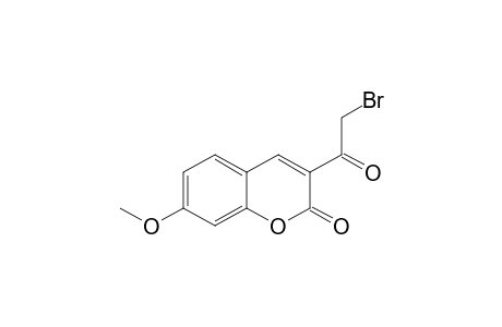 2H-1-benzopyran-2-one, 3-(2-bromoacetyl)-7-methoxy-