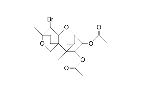 3a,4b-Diacetoxy-10b-bromo-9a,15-epoxy-trichothec -12-ene