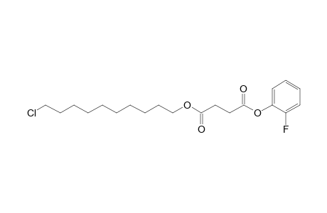 Succinic acid, 2-fluorophenyl 10-chlorodecyl ester