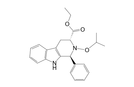 1H-Pyrido[3,4-b]indole-3-carboxylic acid, 2,3,4,9-tetrahydro-2-(1-methylethoxy)-1-phenyl-, ethyl ester, trans-