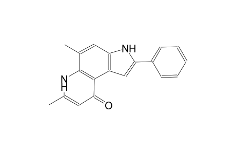 9H-pyrrolo[3,2-f]quinolin-9-one, 3,6-dihydro-5,7-dimethyl-2-phenyl-