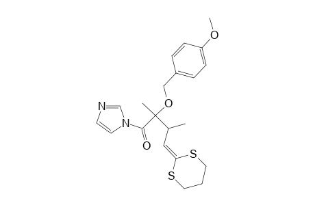 2,3-Dimethyl-4-(1,3-dithianylidene)-2-[(4-methoxybenzyl)oxy]butanoyl Imidazolide