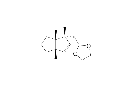 (1RS,2SR,5RS)-3-(1,3-Dioxan-2-yl)methyl-1,2,5-trimethylbicyclo[3.3.0]oc-3-ene