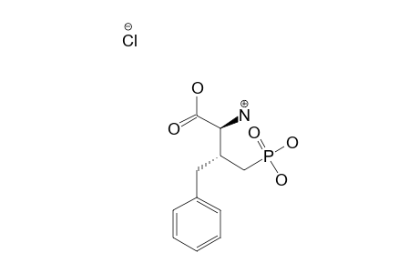(2R,3S)-2-AMINO-3-BENZYL-4-PHOSPHONOBUTANOIC-ACID-HYDROCHLORIDE