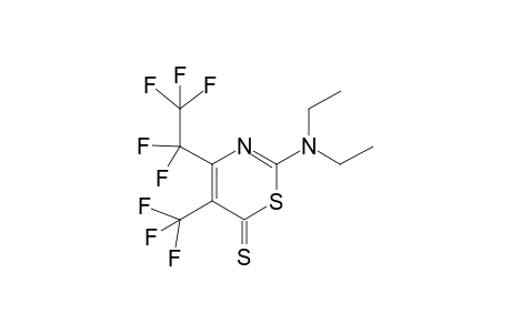 2-Diethylamino-4-pentafluoroethyl-5-trifluoromethyl-[1,3]thiazine-6-thione