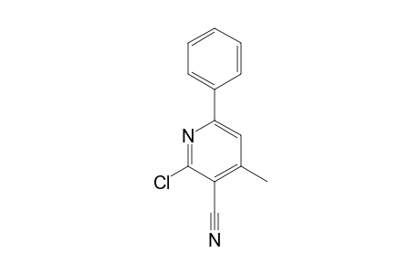 6-CHLORO-4-METHYL-2-PHENYL-5-PYRIDINE-CARBONITRILE