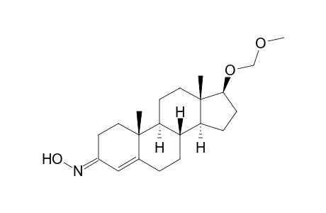 (3E)-17.beta.-[(Methoxy)methoxy]androst-4-en-3-one - oxime