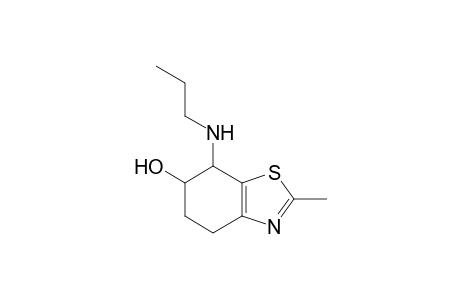 6-Hydroxy-2-methyl-7-propylamino-4,5,6,7-tetrahydro-benzothiazole