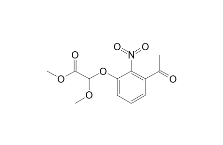 METHYL-2-METHOXY-2-(3-ACETYL-2-NITROPHENOXY)-ACETATE