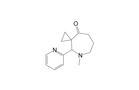 5-Methyl-4-(2-pyridinyl)-5-azaspiro[2.6]nonan-9-one