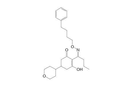 2-Cyclohexen-1-one, 3-hydroxy-2-[1-[(4-phenylbutoxy)imino]butyl]-5-(tetrahydro-2H-pyran-4-yl)-