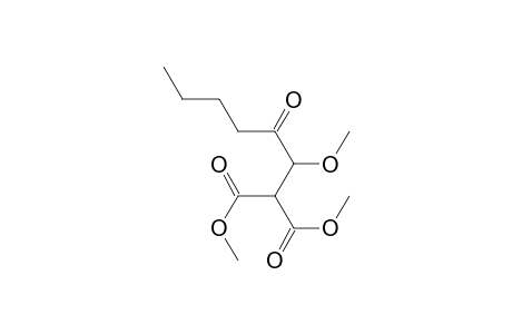 2-(1-Methoxy-2-oxohexyl)propanedioic acid dimethyl ester