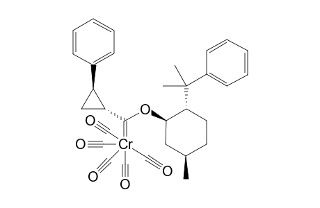 Pentacarbonyl{[(1S,2S)-2-phenylcyclopropyl][((1R,3R,4S)-8-phenylmenthyl)oxy]methylidene}chromium(0)