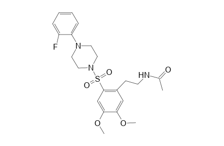 Acetamide, N-[2-[2-[[4-(2-fluorophenyl)-1-piperazinyl]sulfonyl]-4,5-dimethoxyphenyl]ethyl]-