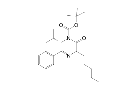 (6S)-N-1-(tert-Butoxycarbonyl)-6-isopropyl-3-pentyl-5-phenyl-1,2,3,6-tetrahydro-2-pyrazinone