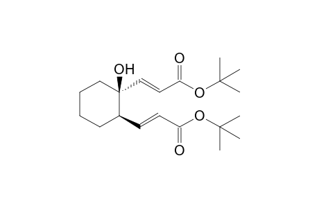 tert-Butyl (E)-3-{2-[(E)-2-tert-butoxycarbonylethenyl]-1-hydroxycyclohex-1-yl}acrylate