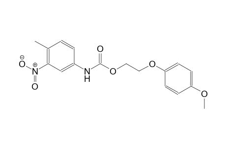 2-(4-methoxyphenoxy)ethyl 4-methyl-3-nitrophenylcarbamate