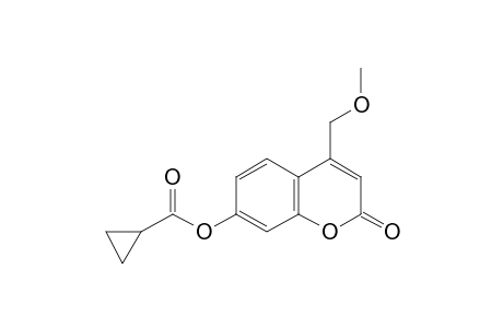 7-hydroxy-4-(methoxymethyl)coumarin, cyclopropanecarboxylate