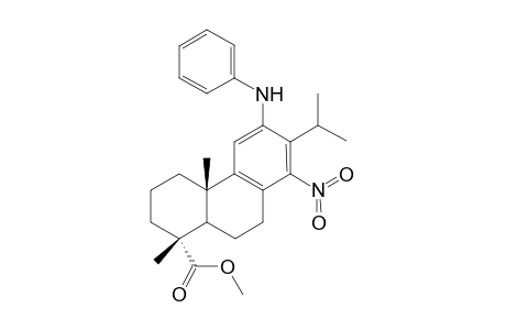 Methyl 12-(Phenyl)amino-14-nitrodehydroabietate