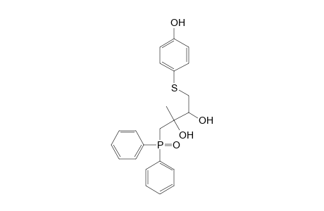 (2RS,3RS)-1-Diphenylphosphinoyl-4-(4-hydroxyphenylsulfanyl)-2-methylbutan-2,3-diol