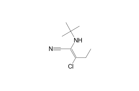 2-Pentenenitrile, 3-chloro-2-[(1,1-dimethylethyl)amino]-, (Z)-