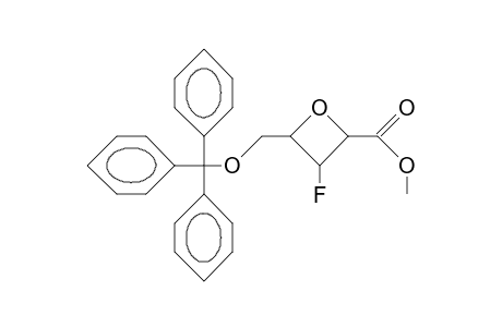 3-Fluoro-4-(trityloxymethyl)-oxetane-2-carboxylic acid, methyl ester