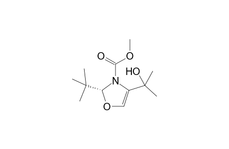 Methyl (R)-2-(t-butyl)-4-(1-hydroxy)-1-methylethyl-.delta.(4)-1,3-oxazoline-3-carboxylate