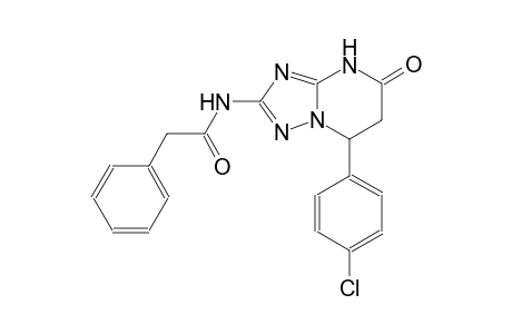 N-[7-(4-chlorophenyl)-5-oxo-4,5,6,7-tetrahydro[1,2,4]triazolo[1,5-a]pyrimidin-2-yl]-2-phenylacetamide