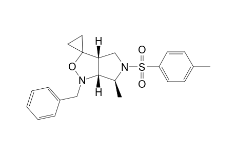 (3aR,6aR)-1-Benzyl-6-methyl-5-tosyl-spiro[cyclopropane-hexahydro-4H-pyrrolo[3,4-c]isoxazole]