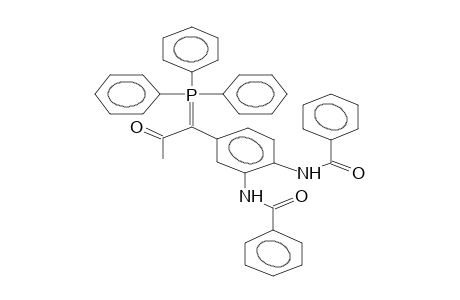4-[2-OXO-1-(TRIPHENYLPHOSPHORANYLIDENE)PROPYL]-1,2-DI(BENZAMIDO)BENZENE