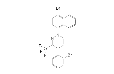 1-(4-Bromonaphthalen-1-yl)-4-(2-bromophenyl)-3-(trifluoromethyl)-1,4-dihydropyridazine