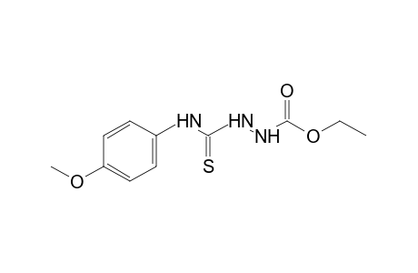 3-[(p-methoxyphenyl)thiocarbamoyl]carbazic acid, ethyl ester